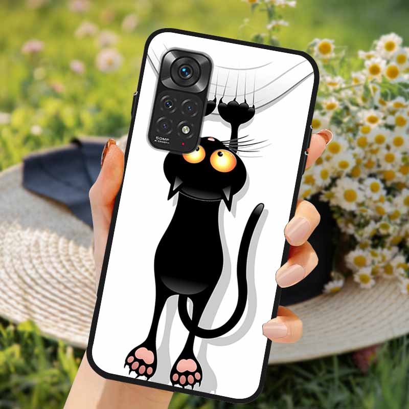 For Redmi Note 11 Cases Note 11S Soft TPU Silicone Back Covers for Xiaomi Redmi Note 11 Pro 5G Phone Case Redmi Note11S 4G Coque