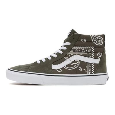 Sk8-Hi Peace Paisley - Grape Leaf Unisex Sneaker Grün True-White VN0A5JMJB0F