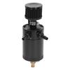 Oil Catch Tank Black Environmentally Friendly Highly Effective Air Oil Separator Tank Reservoir Kit Universal for Cars