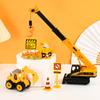 Engineering Vehicle Cake Decorations Construction Car Truck Excavator Cake Toppers Kids Boys Construction Birthday Party Favors