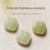 Naturalny He Tian Jade z Qinghai Akcesoria do Biżuterii DIY w Stylu Tybetańskim