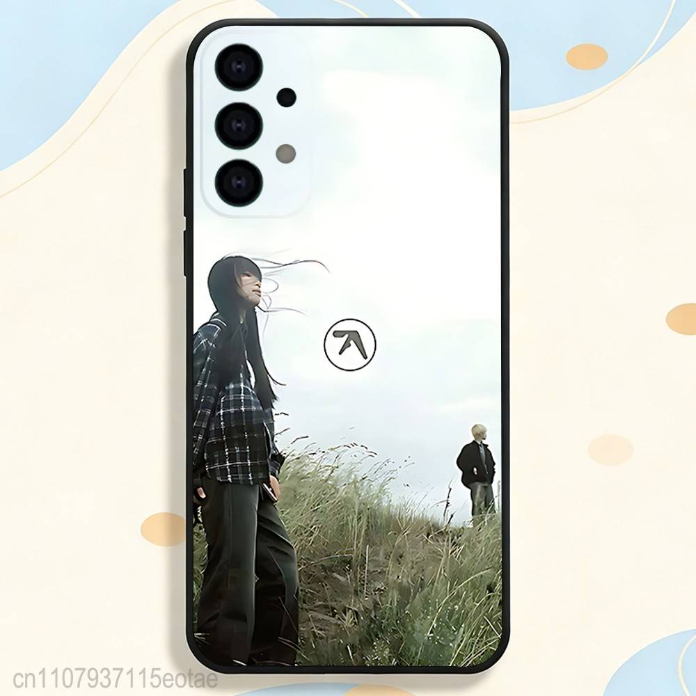 Aphex Twin Logo Art Cool Phone Case For Samsung S25,S26,S24,S21,S22,S23,S30,Ultra,S20,Plus,Fe,Lite,5G Black Cover