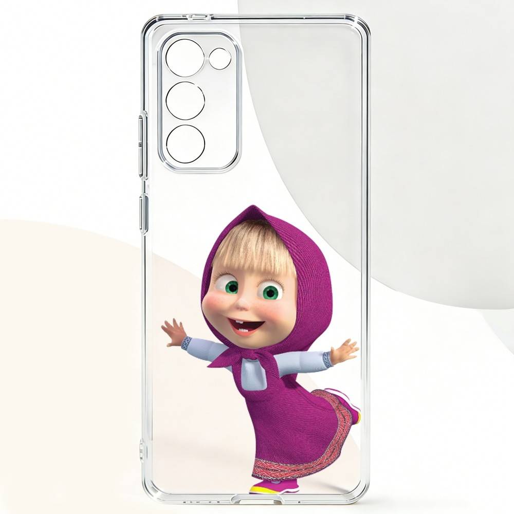 

C-Cute M-Masha and the BearsPhone Case For Samsung Galaxy A,71,70,52,51,40,31,50,50S,30S,21S,12,10,Note20ultra Transparent Cover Samsung a12