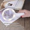 Handheld Reading Magnifying Glass LED Magnifying Glass 10 Times 88mm for Reading Books and Newspapers