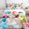 Marilyn Monroe Duvet Cover Soft Bedding Set with Pillowcases for Teens Single Double Queen King Size