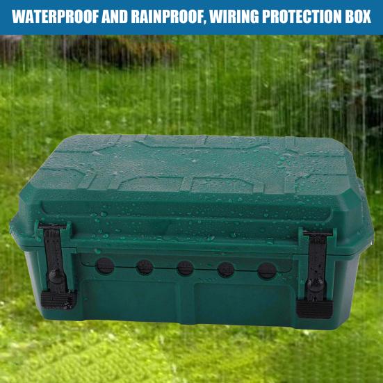 Outdoor Electrical Box with Shield Cover Large Capacity IP54 Waterproof Wide Compatibility