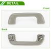 HOPESPANNER 1 Piece Car Roof Handle Gray Front Roof Pull