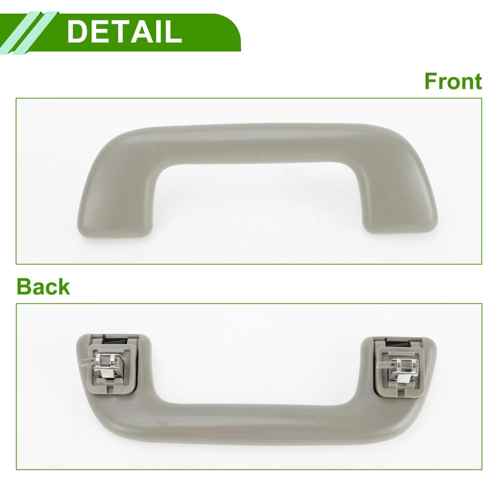 HOPESPANNER 1 Piece Car Roof Handle Gray Front Roof Pull