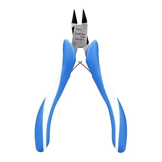 GodHand Серия Craft Grip Конические пластиковые кусачки GH-CPN-120-S Хобби-инструмент Синий