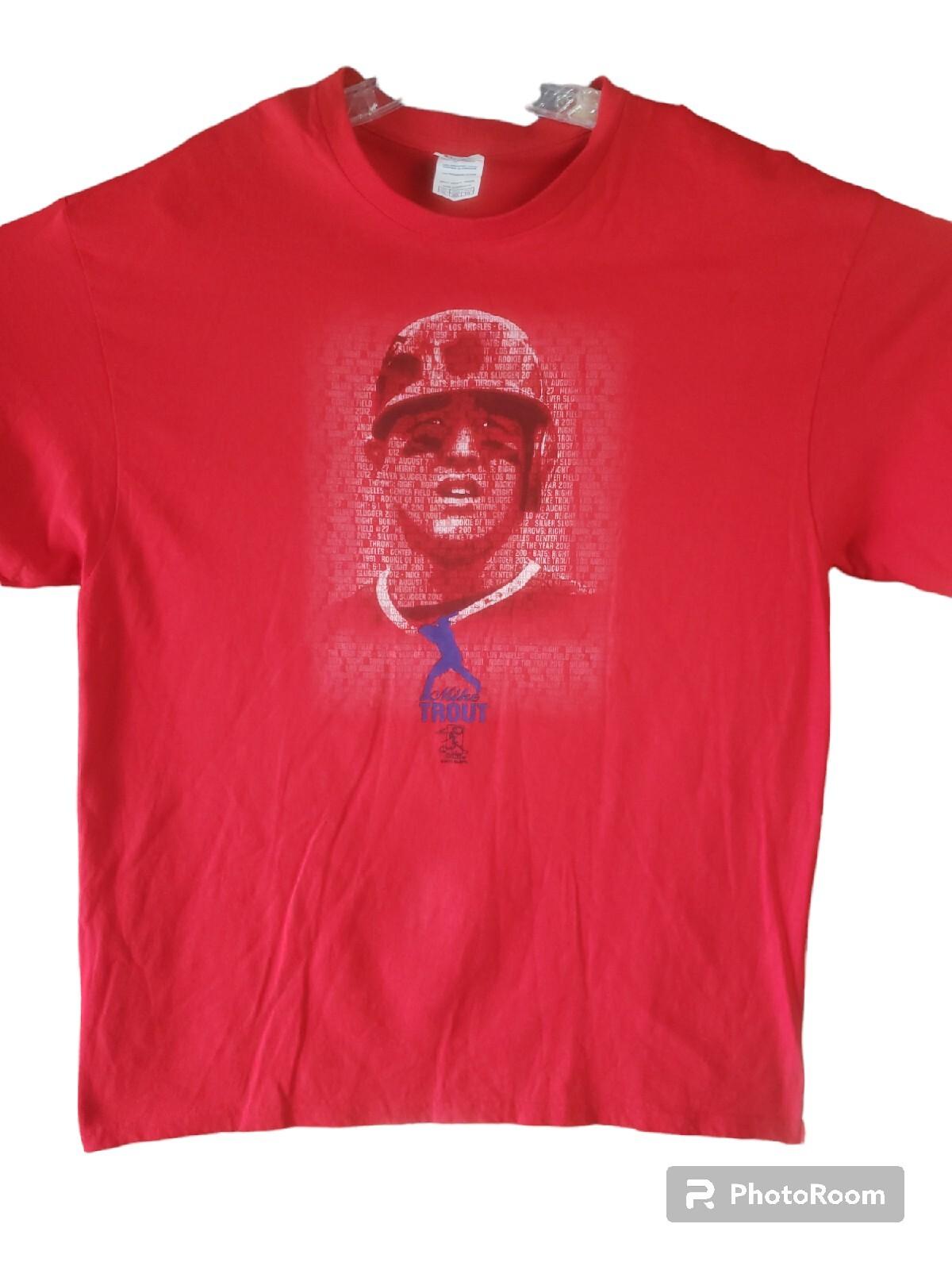 Mike Trout Shirt 2013 Baseball XL 2012 Rookie Of The Year ETC Delta Pro Weight Unisex T-Shirt XL