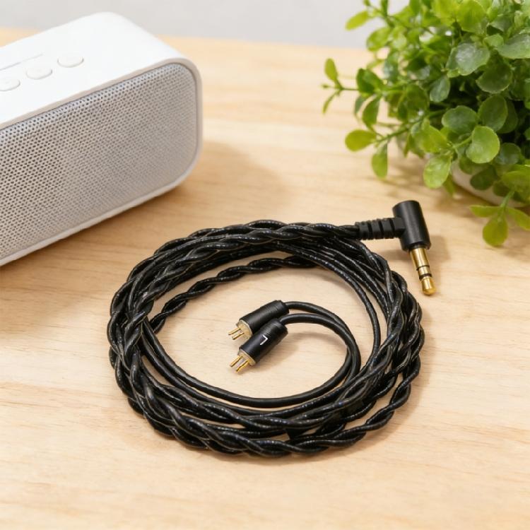 120cm Length Braided OFC Upgraded Cable Wire for 0.78mm 2Pin Headphones Reducing Noise and Boosting Durability