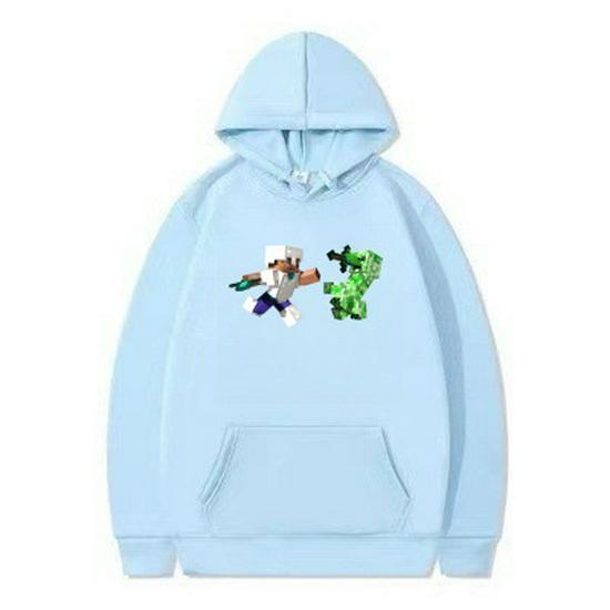 Anime-Themed Creative Print Hoodie for Kids and Adults
