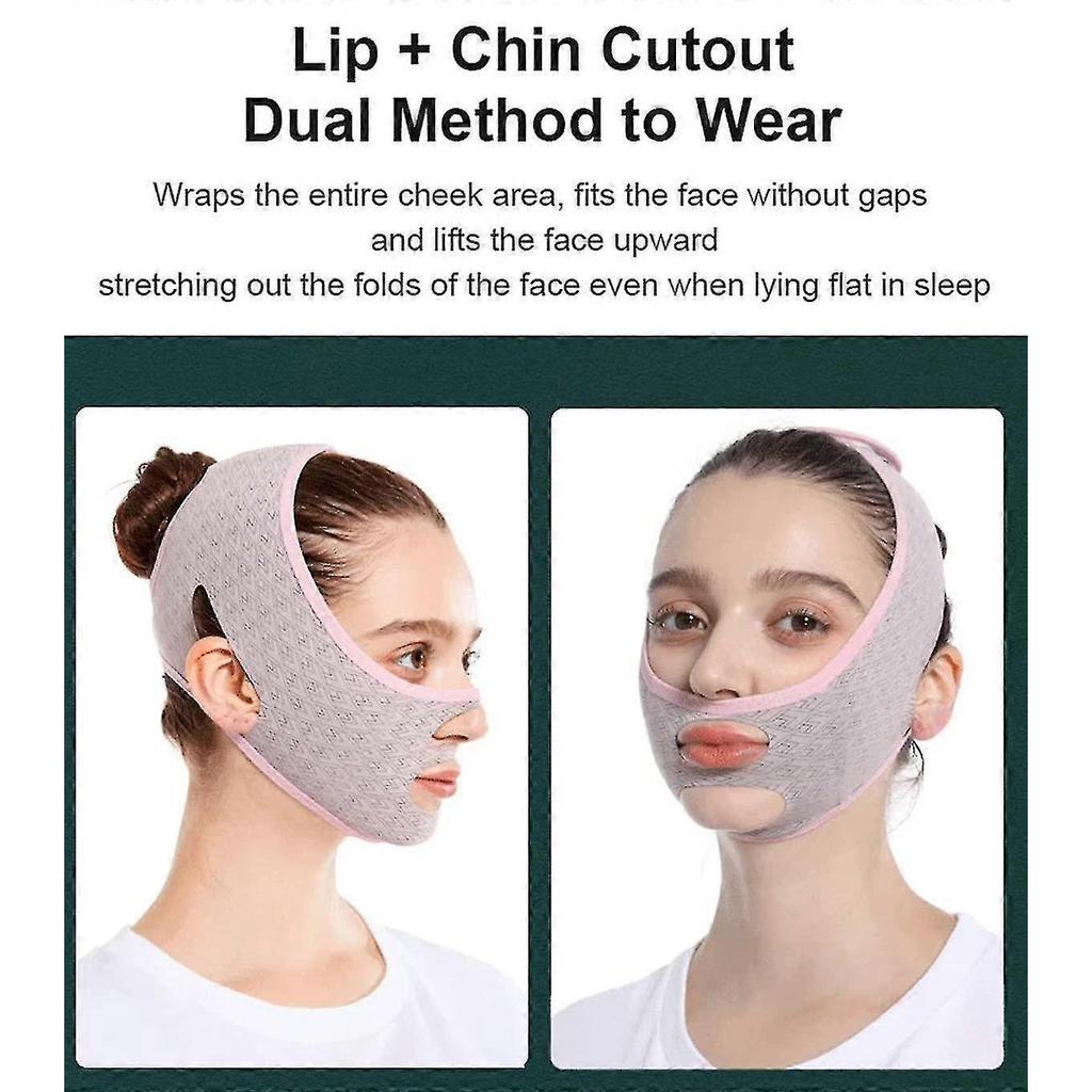 Beauty Face Sculpting Sleep Mask, V-line Face Slimming Mask, Chin Strap, Face Lifting Belt, Tightening Skin, Beauty Neck Masks - Ya