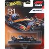 Hot Wheels 1/64 Scale Premium Diecast Formula 1 Collectible Toy Race Car with Real Rider Tires & Metal Body/Chassis, Multicolor, 1.0827