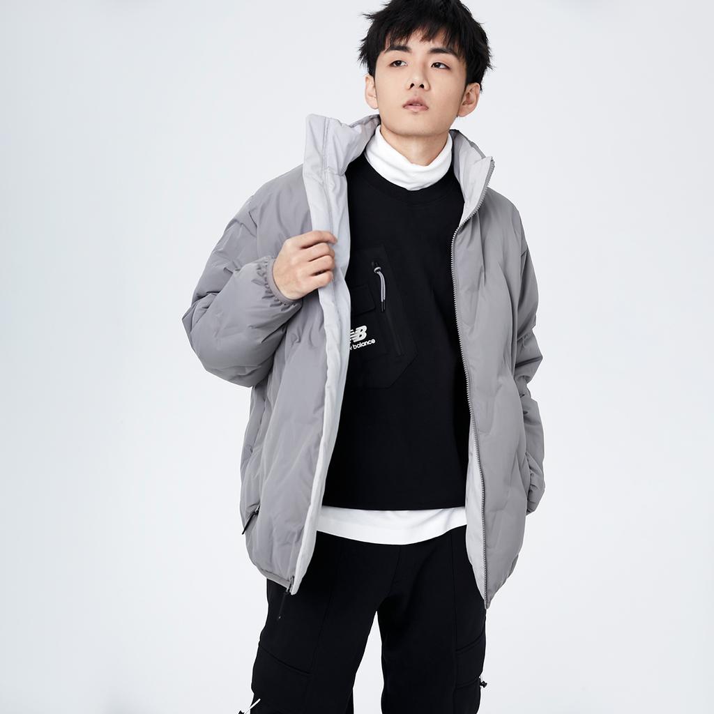 New Balance Casual Lifestyle Jacket Asia Sizing 'Grey' Men's AMJ14330-RCD