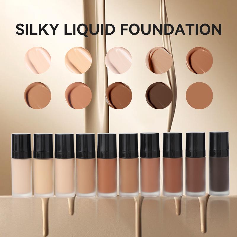 Cross-Border Foundation & Concealer: Brightens, Moisturizes, Long-Lasting, Custom Logo Available.