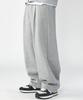 UNTAPPED STUDIO Deep One-Pleat Wide Long Sweatshirt Training Pants 2 Colors