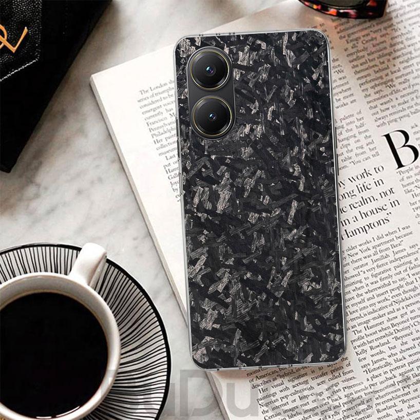 Forged Carbon Pattern Cover For Xiaomi Poco X7 X6 X5 Pro X3 Nfc F7 Ultra Phone Case F6 F5 X4 F4 Gt F3 M6 M5S M4 M3 Print Shell P