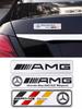 Alloy Car Styling Body Decoration Sticker Keychain Accessories For Mercedes Benz AMG W203 W204 W205 W209 W210 W211 W212 W176 BF1