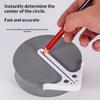 Professional Center Finder Tool High Accuracy Woodworking Center Locator Gauge Compact Carpenter Positioning Tool for DIY Enthusiasts Carpenter
