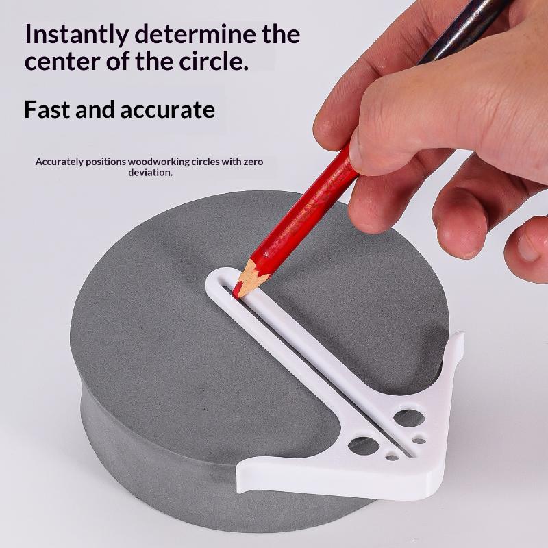 Professional Center Finder Tool High Accuracy Woodworking Center Locator Gauge Compact Carpenter Positioning Tool for DIY Enthusiasts Carpenter