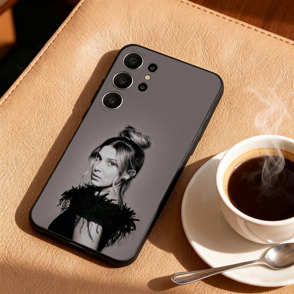 

Singer MMB M-Millie Bobby B-Brown Phone Case For Samsung S26,S25,S24,S21,S22,S23,S30,Ultra,S20,FE,Lite,10,9,Black Cover Samsung S30plus5G