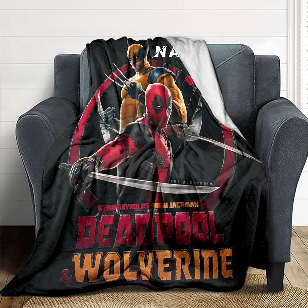 Custom Name "Spider-Man: Spider-Verse" blanket for Couch & Bed, Plush Cozy Fuzzy Blanket Super Soft & Warm Blankets for Fall and Winter. 090820