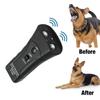 Chasseur de chiens à ultrasons Arrêtez les attaques d'animaux agressifs Répulsif pour chiens Arrêtez l'appareil d'aboiement avec lampe de poche LED Outils d'éducation pour animaux de compagnie