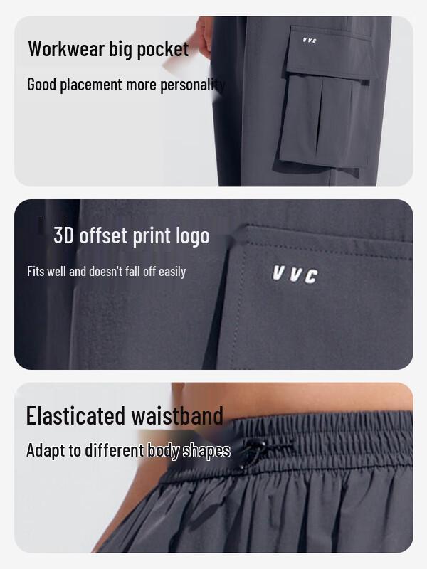 VVC Zero-Feel Workwear Sun-Protection Wide-Leg Pants for Women