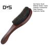 Wellenbürste für Herren, Styling-Bartbürste aus Holz, Borsten, Haarbürste, Bart-Styling-Zubehör für Zuhause, Salon, Reisen