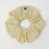 SATUR (W) Classic Logo Scrunchie_Cream