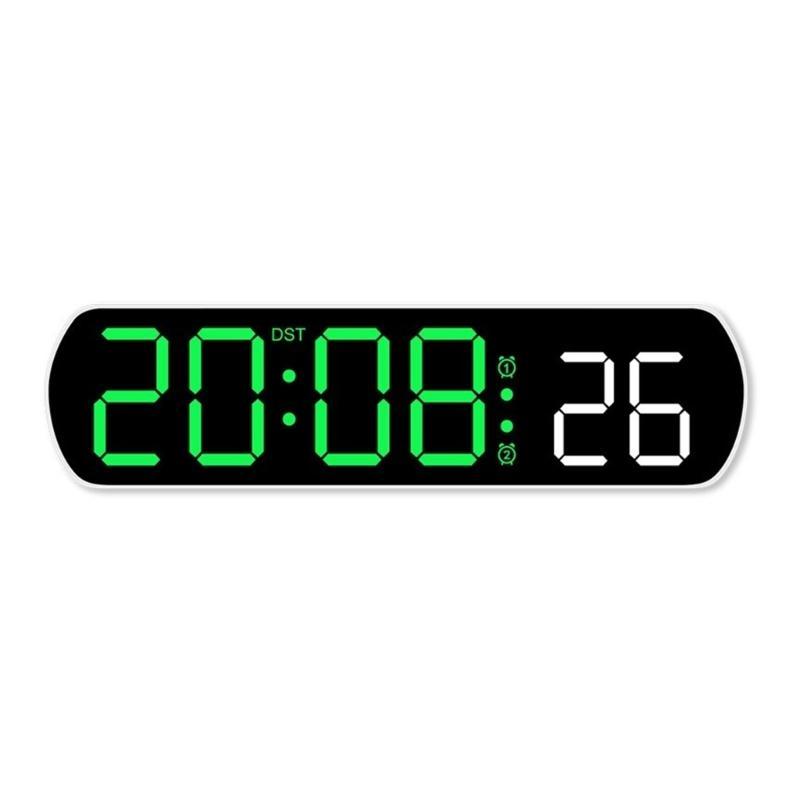 Modern Electronic Table LED Alarm Clock Feature Jump Second Temperature Display Adjusted Brightness and Countdown