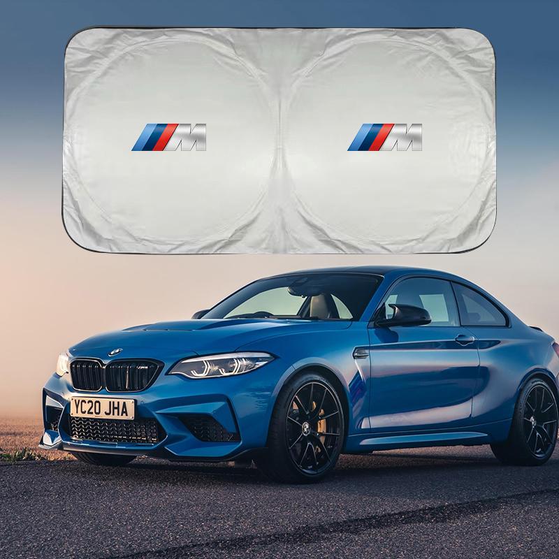 Car Windshield Sunshade Ultraviolet-Proof Sunshading Board Accessories Sticker For BMW X1 X3 X5 E46 E90 F20 E60 E39 F10 M1 M2 M3
