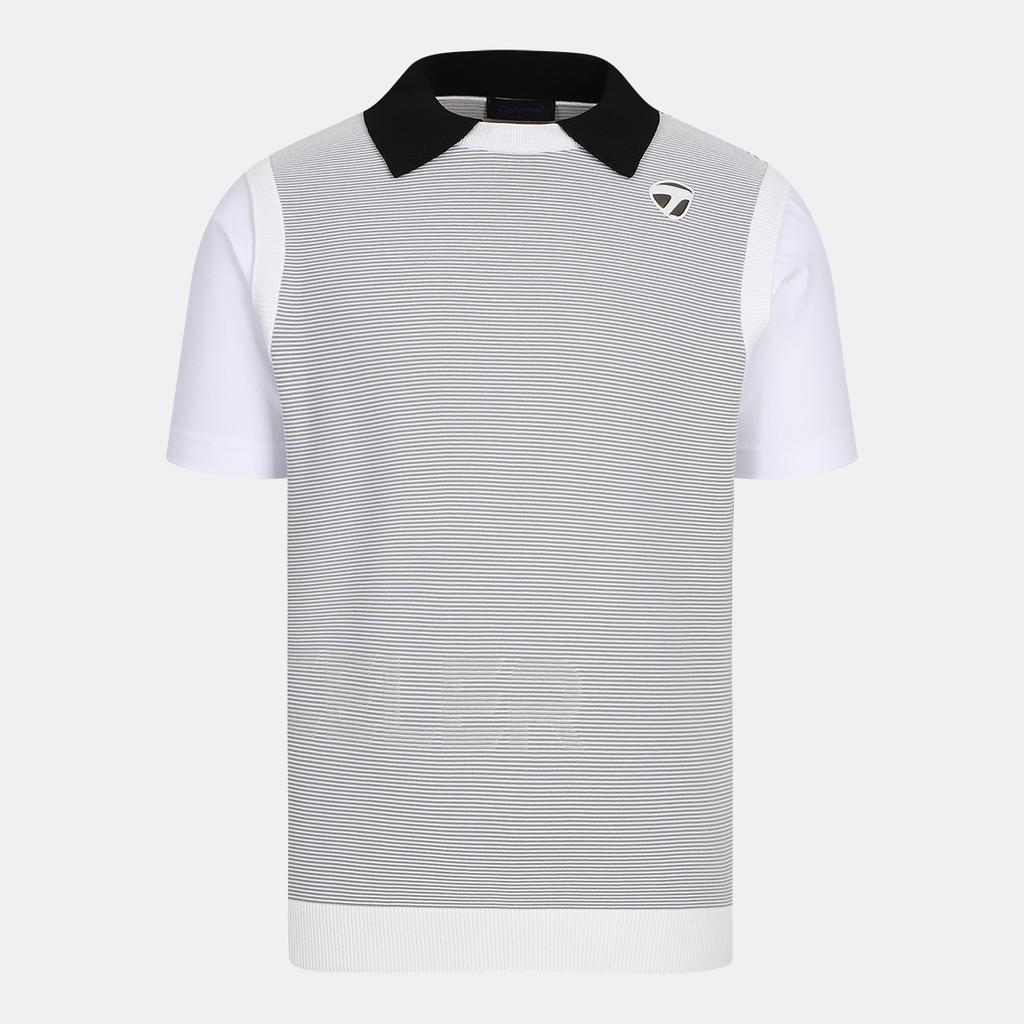 TAYLORMADE APPAREL 26Ss Men'S Layered Collared Short Sleeve Knit T8031S62122-100