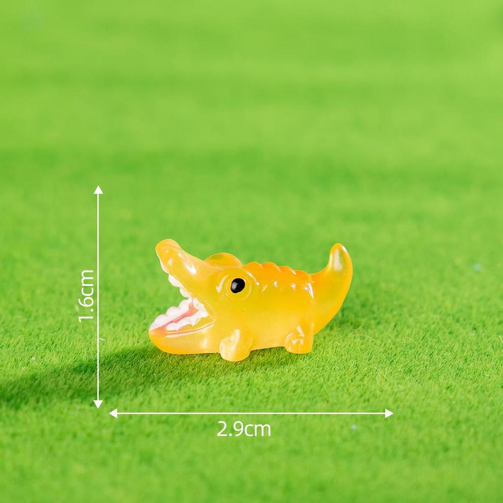 Luminous Crocodile Moss Landscaping Ornaments - Resin Small Accessories