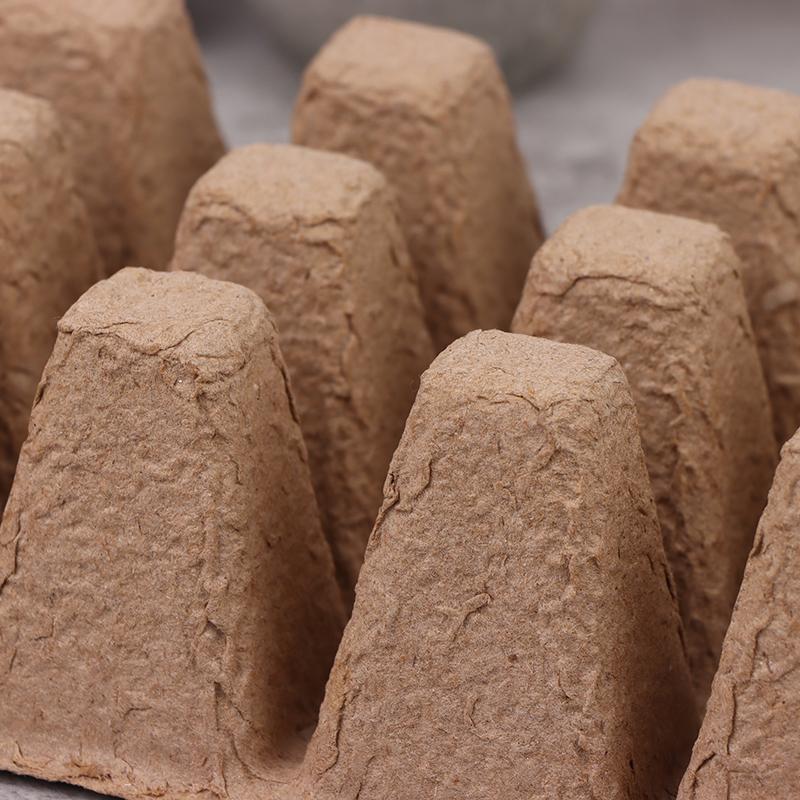 5 bucăți tavă de pepinieră cu 12 găuri, pulpă biodegradabilă pentru grădinărit, tavă de semănat, plantator de semințe, instrumente pentru sistem de creștere hidroponică