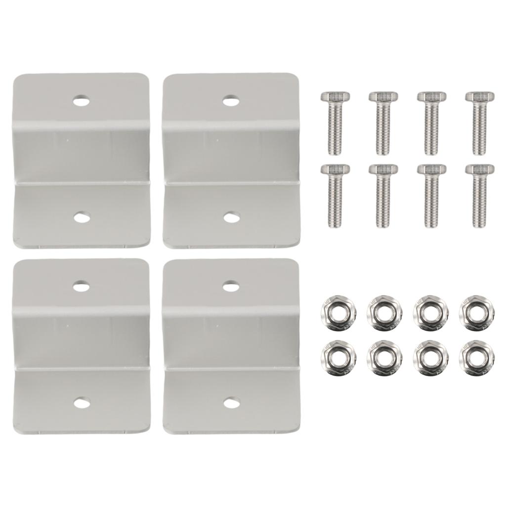 Compatible with Various Specifications of PV Modules these Z brackets come with Stainless Steel SUS304 Tightening Parts