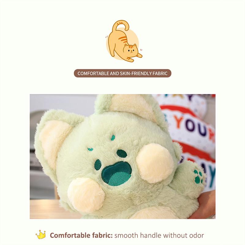 Cartoon Cat Pillow Plush Toys Stuffed Soft Cat Doll Animal Pillow for Boy Girl Birthday Party Christmas Gift