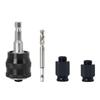 Hole Saw Arbor Quick Change Hole Saw Mandrel with Drill Bit and 2Pcs Connector for Woodworking