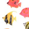 10Pcs Colorful Lovely Plastic Small Fake Fish For Aquarium Decoration