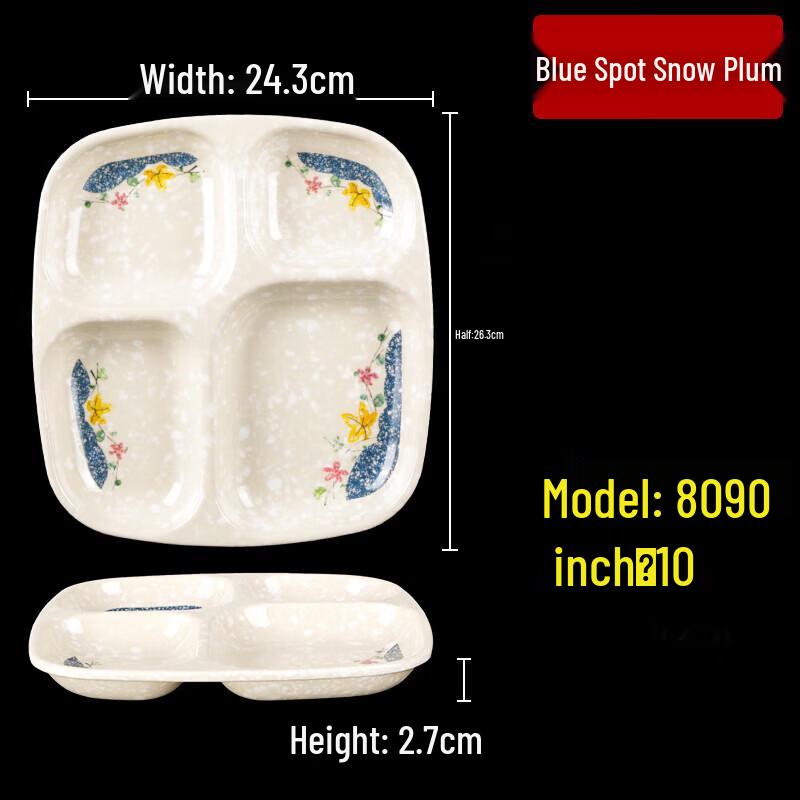 

Меламиновый поднос для столовой с отделениями