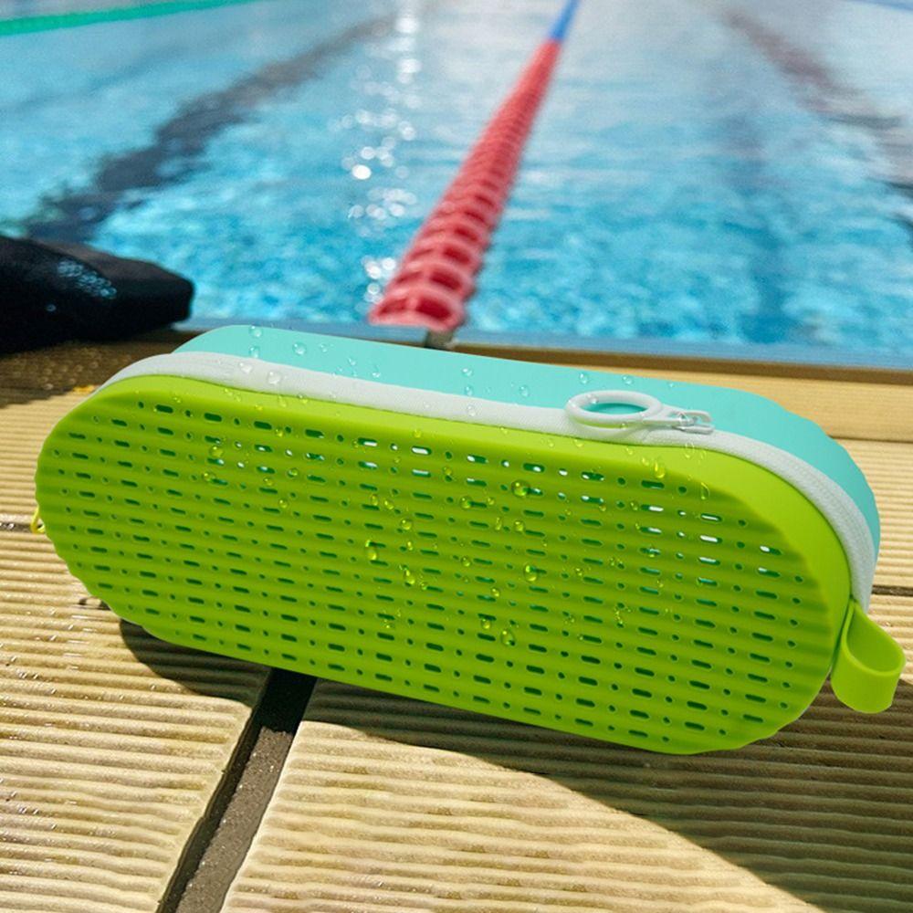 Waterproof Swim Goggle Case Silicone Swimming Goggles Protection Box Swim Accessories