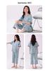 Women's Pure Cotton Pajama Set: Short Sleeve, Seven-Point Pants, Loose Fit, Built-In Bra Pads, Comfortable Home Wear.