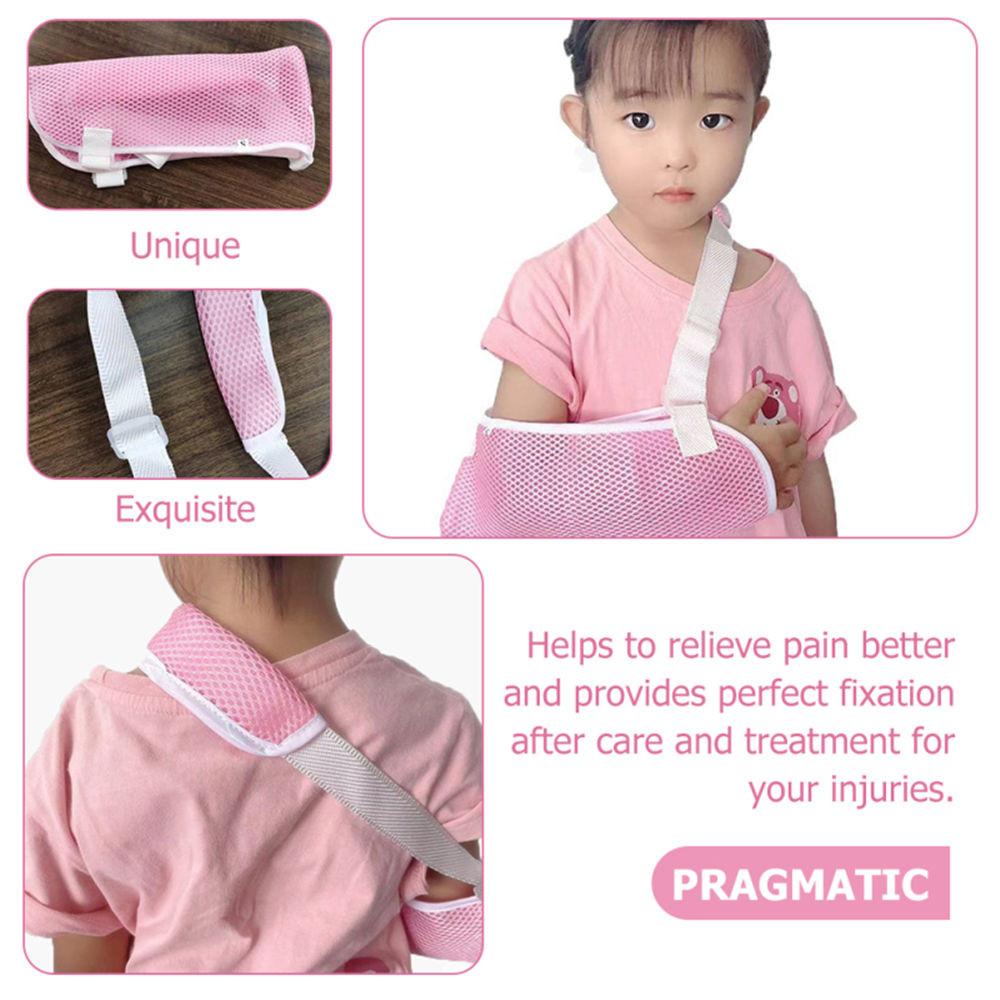 1Pcs Children Arm Protection Sling Breathable Mesh Forearm Sling Fracture Fixation Belt Wrist Protector Support