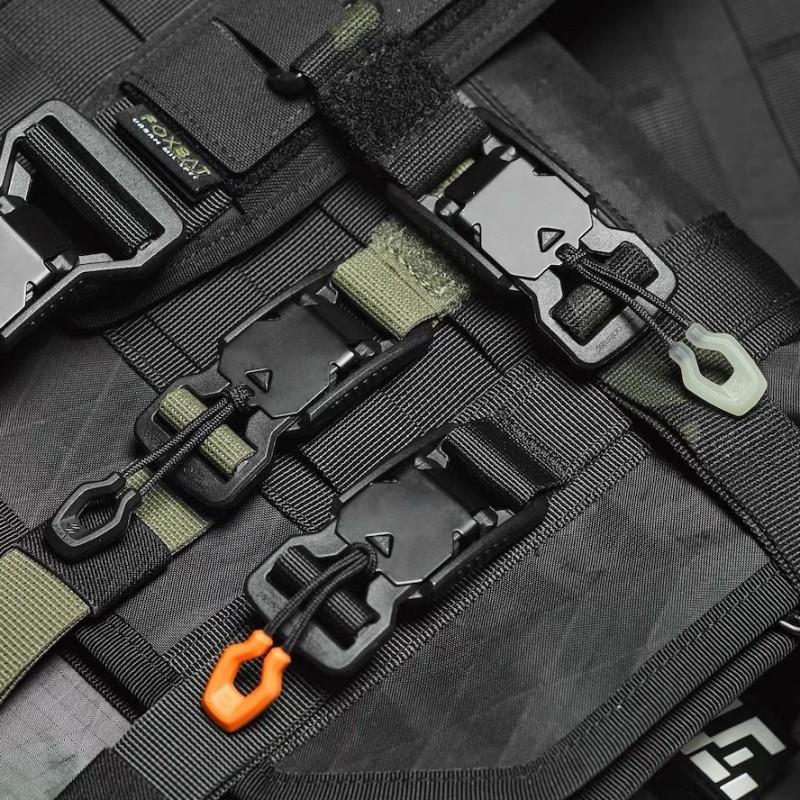 Quick Release Buckle Plastic With Metal Magnetic Buckles for Men Belt Molle Backpack Webbing Strap Garment  Accessories