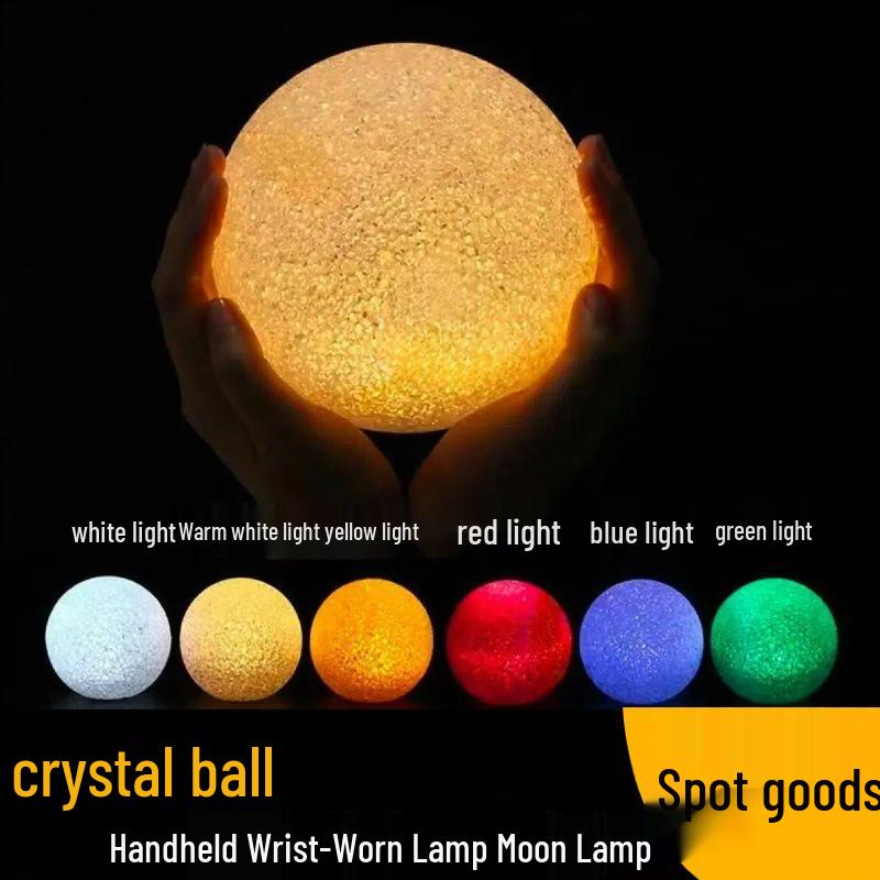 Glowing Crystal Ball Light Prop for Dance, Theater, and Performance