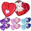 Bear Soap Rose Love Flower Gift Box Romantic Valentines Day Mother Day Gift Wedding Birthday Home Decoration Party Supplies