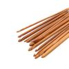 12pcs Carbonized Bamboo Afghan Tunisian Crochet Hooks Set Carpet Rug Weave Knitting Needles