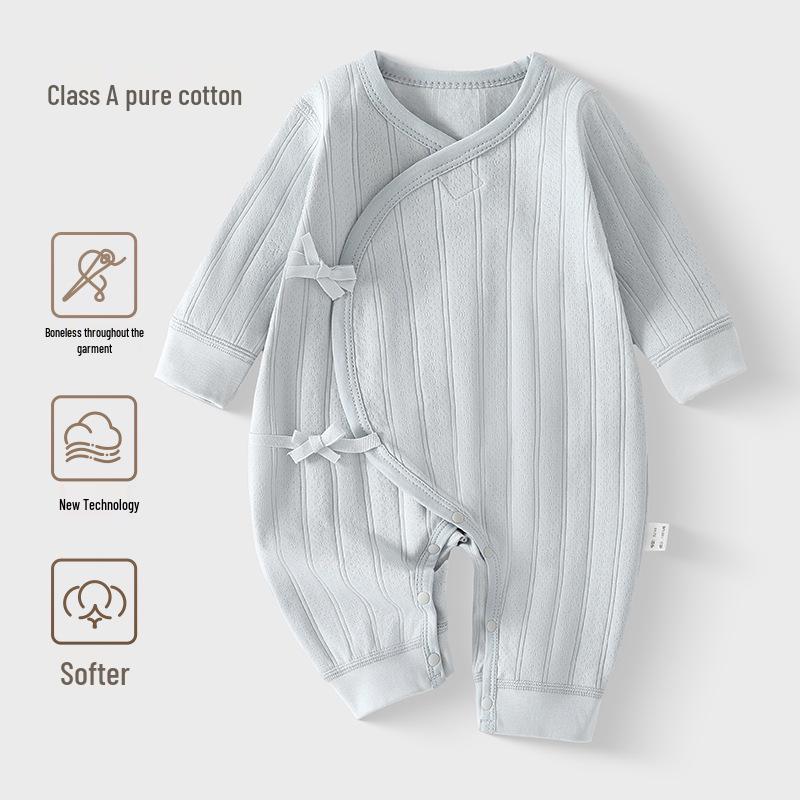 Class A Pure Cotton Baby Onesie Bodysuit for Newborns (0-3 Months), Suitable for All Seasons.