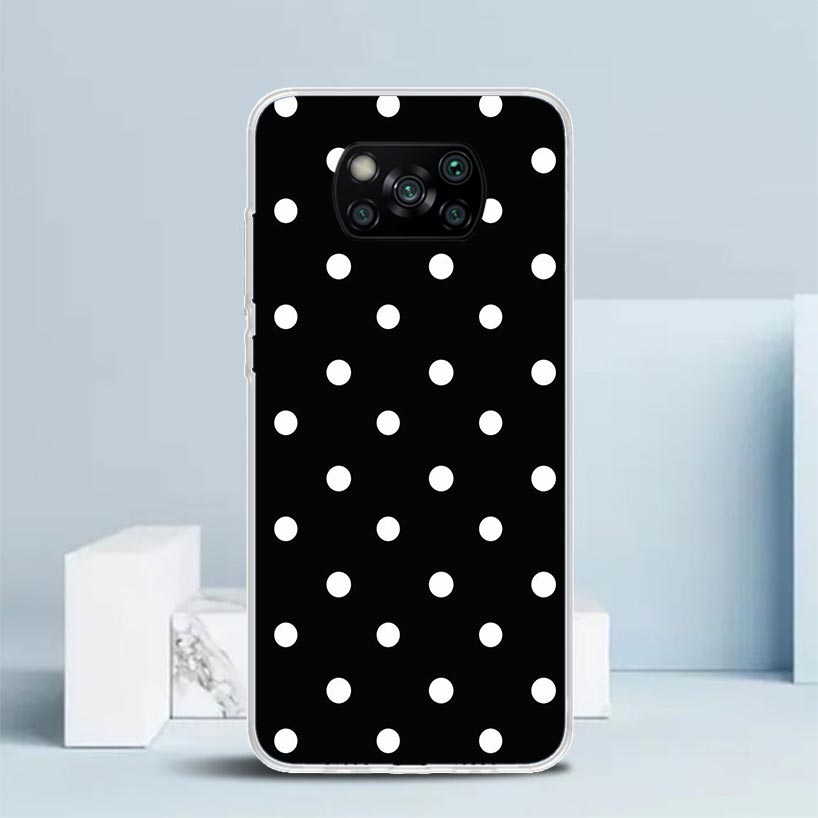 Punkte Muster Kunst Handyhülle Für Xiaomi Poco F7 Ultra X5 X6 X7 Pro M7 Redmi 15C 15 13C 13 12C 12 10C 10 10A 9 9C 9A 9T Hülle Poco X